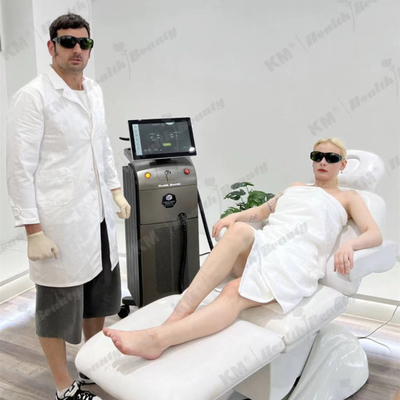 810nm 808nm Diode Ice Laser Machine 3 Wave Για Σφίξιμο Δέρματος / Απομάκρυνση Πόρων