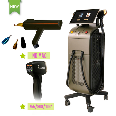 808nm Diode Laser Hair Removal Yag Machine για την αποτρίχωση του προσώπου εξοπλισμός σαλόνι ομορφιάς