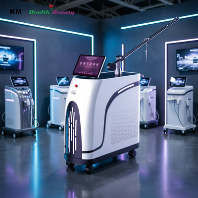 1600w Ισχύς 1,2j 2,6j 532nm Πράσινο Τατουάζ Ανώδυνη Αποτρίχωση Αφαίρεση Τατουάζ Picosecond Laser 1064nm 532nm Μηχανή