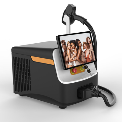 1064nm 808 Diode Laser φορητή μηχανή ομορφιάς με μεγάλη οθόνη
