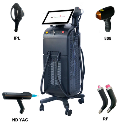 1000W 1200W 1600W Τριπλό κύμα Διοδίου Laser αποτρίχωση εξοπλισμός Πλατίνα Τιτάνιο Laser αποτρίχωση