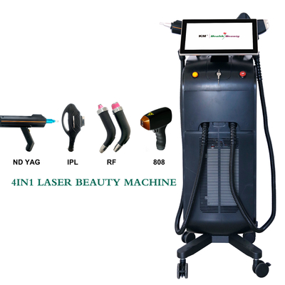 1000W 1200W 1600W Τριπλό κύμα Διοδίου Laser αποτρίχωση εξοπλισμός Πλατίνα Τιτάνιο Laser αποτρίχωση