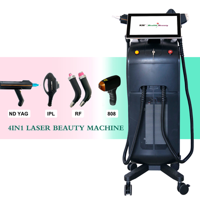 1000W 1200W 1600W Τριπλό κύμα Διοδίου Laser αποτρίχωση εξοπλισμός Πλατίνα Τιτάνιο Laser αποτρίχωση