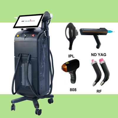 1000W 1200W 1600W Τριπλό κύμα Διοδίου Laser αποτρίχωση εξοπλισμός Πλατίνα Τιτάνιο Laser αποτρίχωση