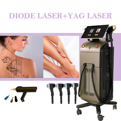 1000W 1200W 1600W Τριπλό κύμα Διοδίου Laser αποτρίχωση εξοπλισμός Πλατίνα Τιτάνιο Laser αποτρίχωση
