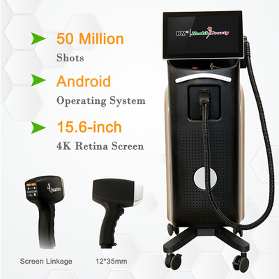 2023 Ice Platinum 808nm Diode Hair Removal Handle με χειροκίνητο CD και ηλεκτρονική εκπαίδευση