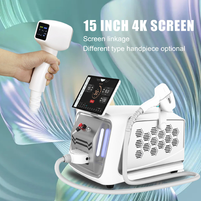 Φορητό 810nm Trio Depilation Diode IPL Laser Beauty Machine 3 μήκη κύματος