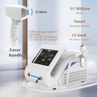 KM LASER Shell 808nm Diode Laser Hair Removal Προσαρμόσιμη με το λογότυπο του πελάτη