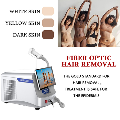 OEM ODM Fiber Coupled Diode Laser Machine Αποτρίχωσης 808nm μήκος κύματος