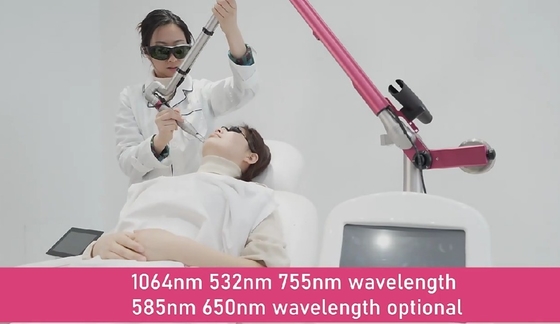 Μηχανή λέιζερ Pico 532nm 1064nm 755nm Q Switch Nd YAG Laser Equipment