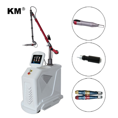 4 μήκη κύματος Nd YAG Q Switch Laser Machine Απομάκρυνση τατουάζ Σταθερός τρόπος