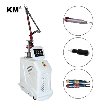 4 μήκη κύματος Nd YAG Q Switch Laser Machine Απομάκρυνση τατουάζ Σταθερός τρόπος