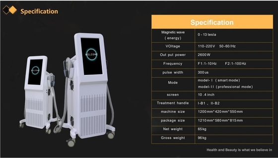 4 Χερούλης RF EMS Μηχανή Επαγγελματική EMS Neo Μηχανή για το σχήμα σώματος