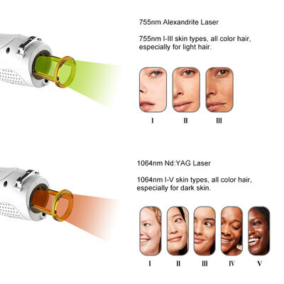 Hot Selling 755nm Alexandrite Laser Long Pulse Nd Yag 1064 Vascular Laser 755 Alex Alexandrite Super Hair Removal Machine