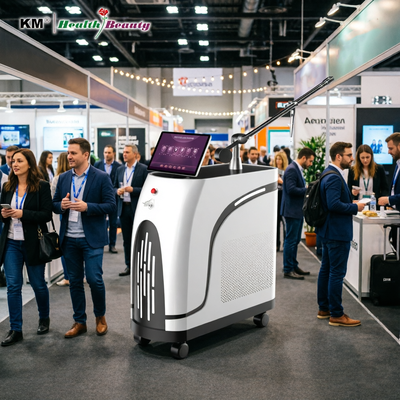Ζεστή πώληση Picosecond Laser Tattoo Σκοτεινές κηλίδες Machine Απομάκρυνση κηλίδων ηλικίας με Carbon Peel Picosecond Lazer
